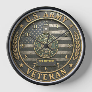 Uhr als Tribut an Armee Veteranen