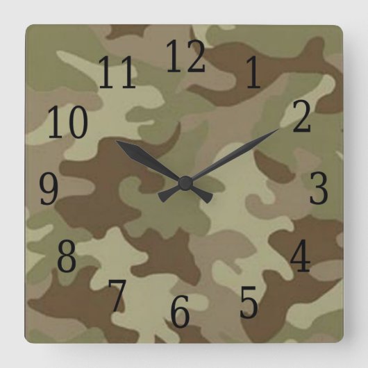 Uhr am Camouflage Square (Vorderseite)