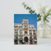 Uhr am Markusplatz, Venedig Postkarte (Stehend Vorderseite)
