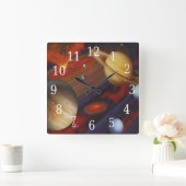 Uhr am Platz (Zuhause)