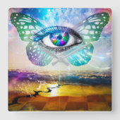 Uhr an der Eye Mind Square (Vorderseite)