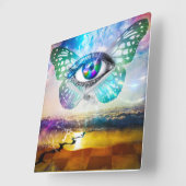 Uhr an der Eye Mind Square (Winkel)