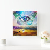 Uhr an der Eye Mind Square (Zuhause)