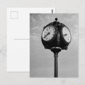 Uhr an der Route 66 Postkarte (Vorne/Hinten)