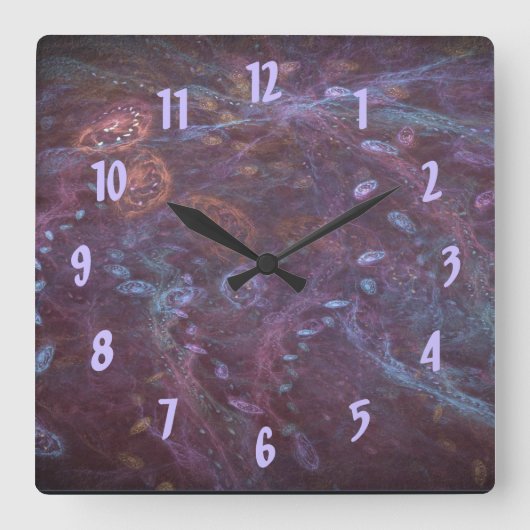 Uhr an der Wand des kosmischen Ozeans (Vorderseite)