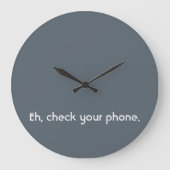 Uhr "Analog Struggles" (Vorderseite)