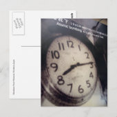 Uhr anhalten postkarte (Vorne/Hinten)