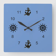 Uhr - Anker und Helme