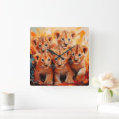 Uhr - Armatur der fünf Löwenknochen (Zuhause)