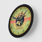 Uhr "Art Nouveau Schokolade" (Winkel)