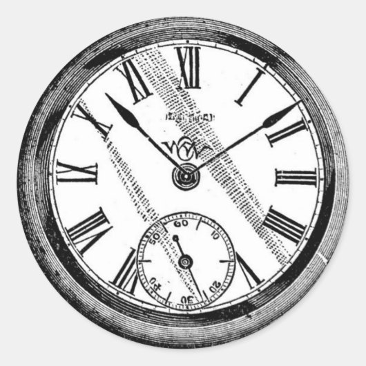 Uhr Aufkleber (Vorderseite)