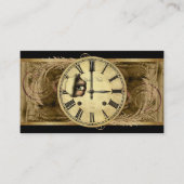 Uhr-aufpassende Visitenkarten Visitenkarte (Vorderseite)
