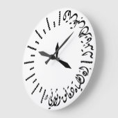 Uhr aus Acryl (Winkel)
