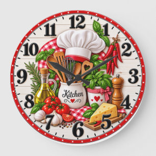 Uhr aus Acryl Eine Wanduhr für die Küche