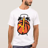 Uhr Basketball Clock Uhr Uhr T-Shirt (Vorderseite)