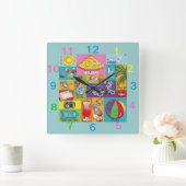 Uhr "Beach Time Collage" (Zuhause)