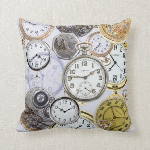 Uhr bearbeitet Kissen