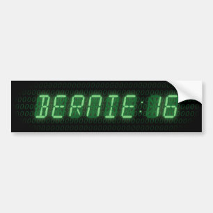 Uhr Bernie-Sandpapierschleifmaschine-2016 Autoaufkleber