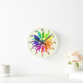 Uhr - Blätter für das Farbrad (Zuhause)