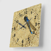 Uhr - Blaue Libelle (Winkel)