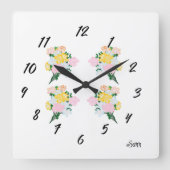 Uhr : Blumensträuße (Vorderseite)
