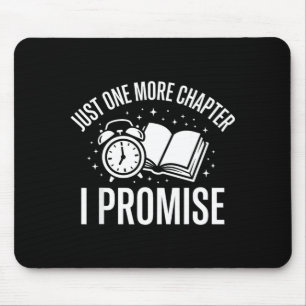 Uhr Buch - lesender Bücherwurm - süße Männer Fraue Mousepad
