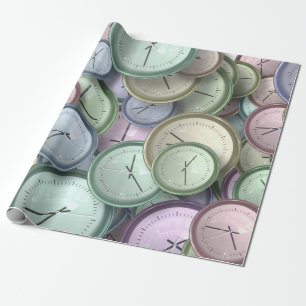 Uhr Büro Arbeit Schule Club Shop Kristall Geschenkpapier