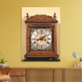 Uhr, c.1700 leinwanddruck (Insitu (Wohnzimmer))