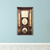 Uhr, c.1855 leinwanddruck (Insitu (Holzboden))