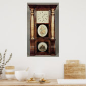 Uhr, c.1855 poster (Küche)