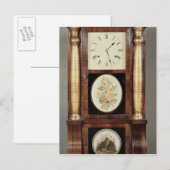 Uhr, c.1855 postkarte (Vorne/Hinten)