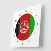 Uhr der afghanischen Flagge (Winkel)