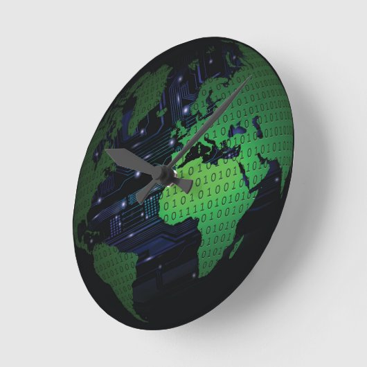 Uhr der binären Welt-Erde-Globus (Winkel)