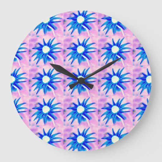 Uhr der blauen Gänseblümchen (Vorderseite)