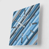 Uhr der blauen und grauen Streifen (Winkel)