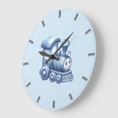 Uhr der blauen Zugwand (Winkel)