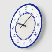 Uhr der chinesischen Nummern (Winkel)