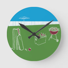 Uhr der Freien TIme-Cricket-Wand