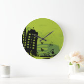 Uhr der grünen Stadtmauer (Zuhause)