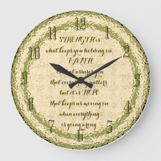 Uhr der Inspirationswand (Vorderseite)