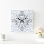 Uhr der italienischen Bergwand, Uhr der Quadratzen (Zuhause)