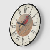 Uhr der Künstlerserie - Kardinal-Vogeluhr (Winkel)