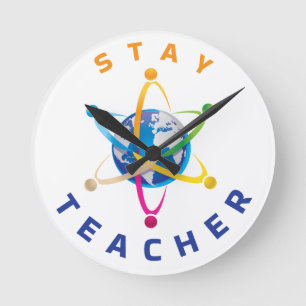 Uhr der Lehrermauer bleibe