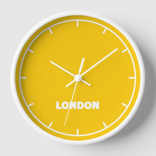 Uhr der Londoner Zeitzone (Vorderseite)