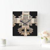 Uhr der Mauer auf dem äthiopischen Motif-Platz (Zuhause)