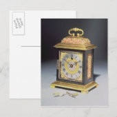 Uhr der Miniatur Postkarte (Vorne/Hinten)