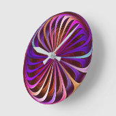 Uhr der optischen Illusion - mehrfarbig (Winkel)