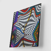 Uhr der optischen Illusionswand (Winkel)