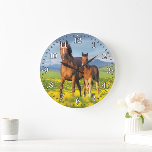 Uhr der Pferde- und Fohlenwand (Zuhause)