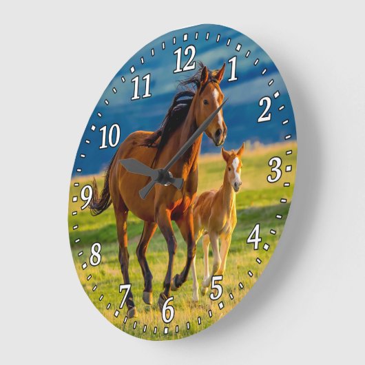 Uhr der Pferde- und Fohlenwand (Winkel)